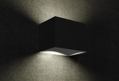 Leather silver & black